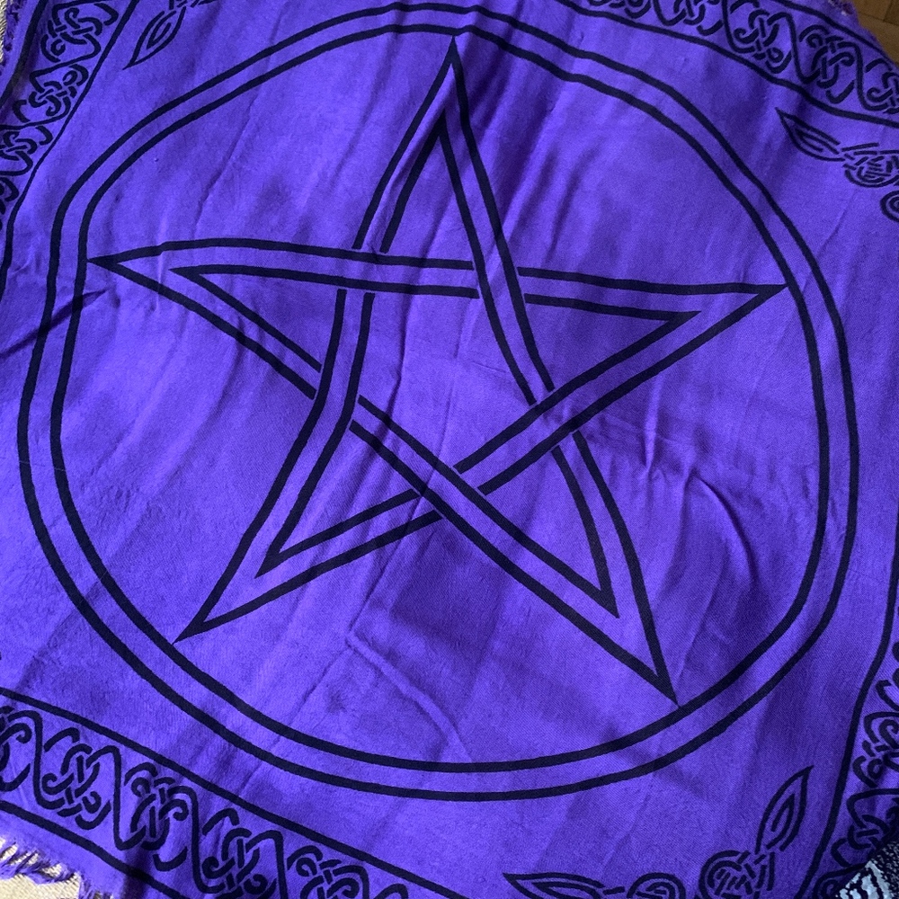 Wiccan Altar Cloth Scarf | 34" Square